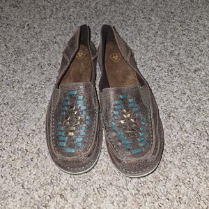 Ariat Brown Leather Loafers